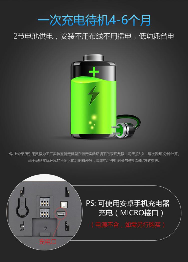 涂鸦USB低功耗电池可视门铃DB602 tuya可视门铃 第12张