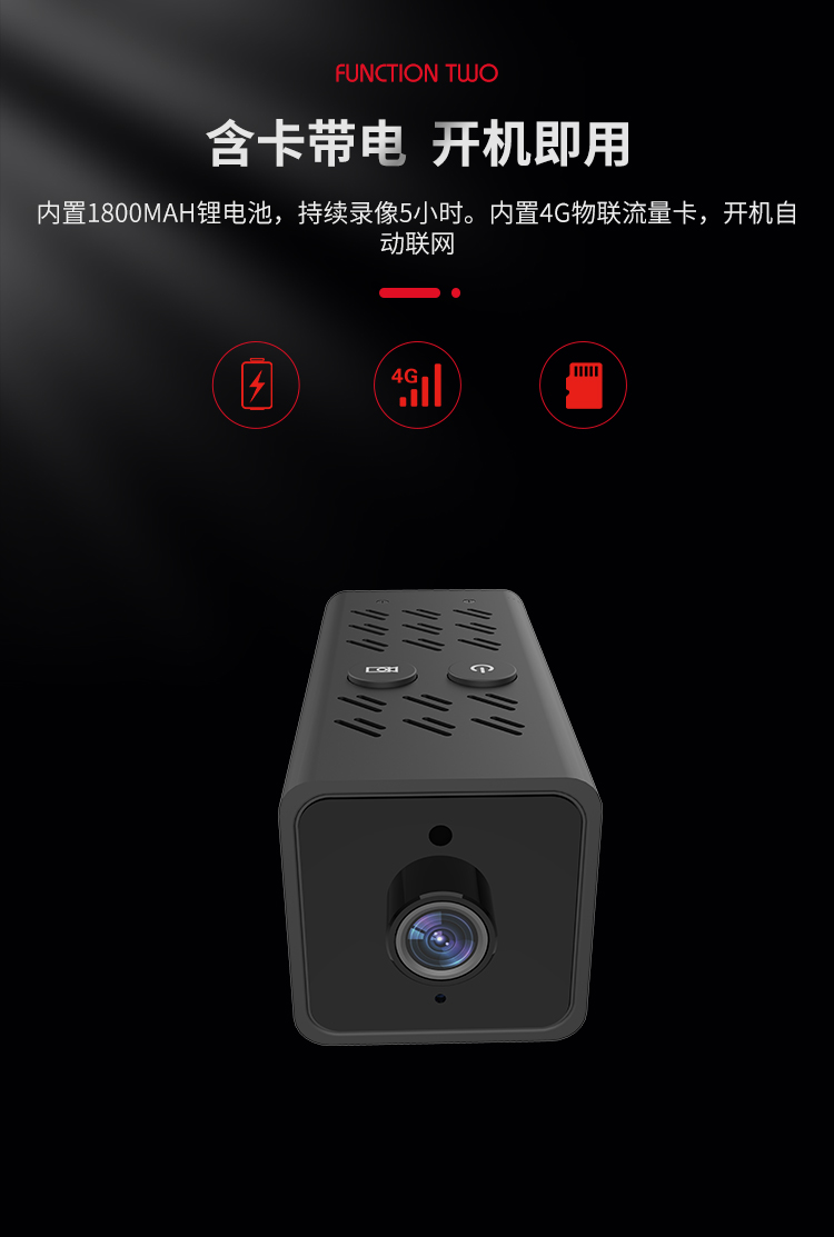 WIFI/4G无线迷你电池摄像机低功耗涂鸦监控高清WJ13 迷你电池摄像机 第2张