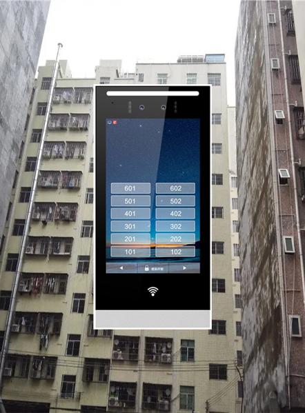 独栋多户小区楼宇可视对讲旧改涂鸦人脸识别门禁手机对讲系统