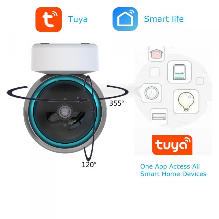 家用IP网络摄像机Tuya涂鸦智能云台WIFI无线监控摄像头高清YT16 室内网络摄像机 第9张