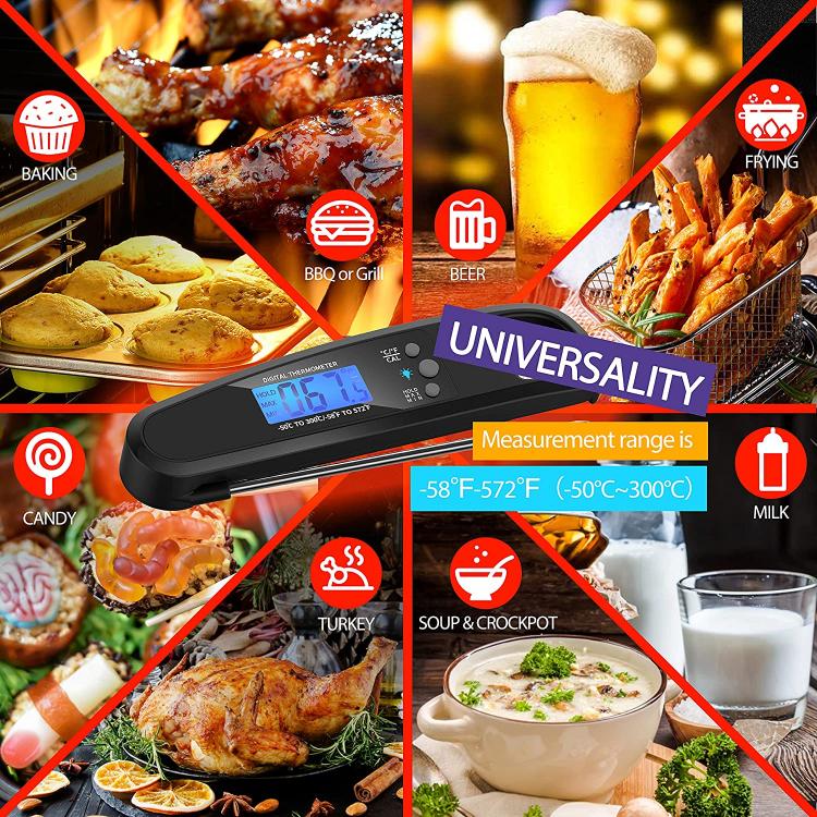LIKEPAI Wireless Instant Read Stainless Steel Kitchen Cooking bbq Thermometer Food Thermometer Digital Meat Thermometer for Food Product Center 第2张