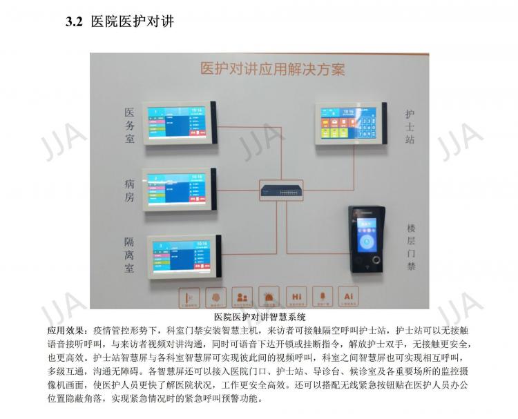 深圳医护对讲厂家医院双向可视呼叫医护双向视频对讲免接触呼叫可视智慧屏套装 品牌动态 第4张