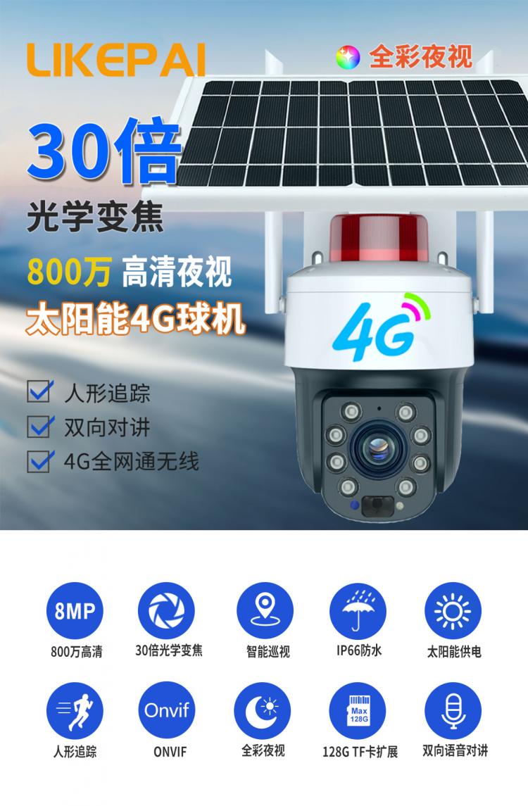 tuya太阳能监控WIFI欧洲美国东南亚4G无线通信出口跨境摄像头厂家直销可定制涂鸦户外防水球形摄像机 品牌动态 第3张